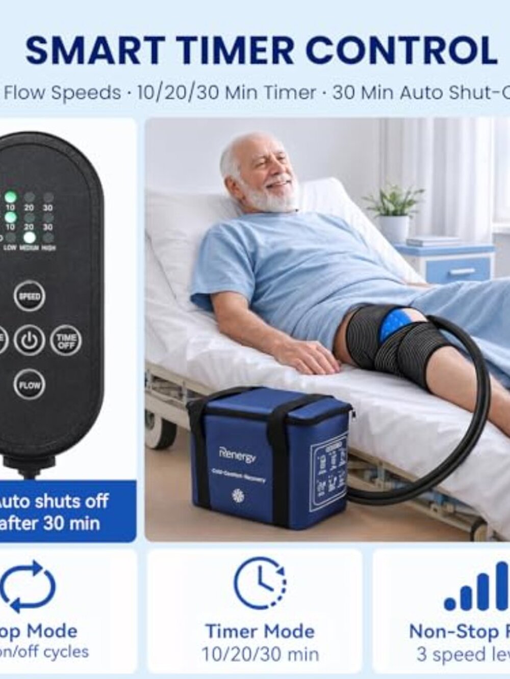 NEW Renergy Ice Machine for Knee Portable Replacement - Picture 3 of 6